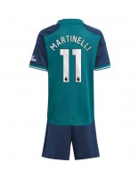 Arsenal Gabriel Martinelli #11 Kolmaspaita Lasten 2023-24 Lyhythihainen (+ shortsit)